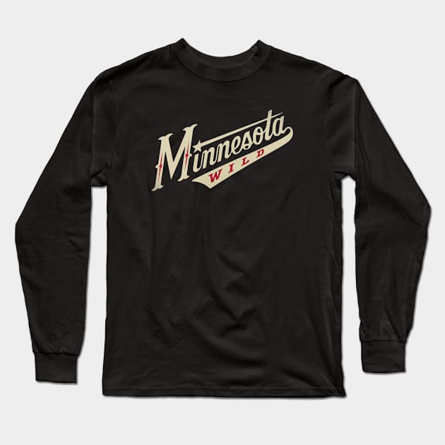 Minnesota Wild Long Sleeve T-Shirt by Jedistudios 